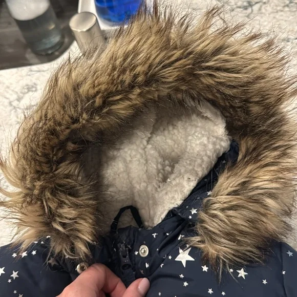 Kids Starry Night Puffer Jacket - Picture 6 of 11